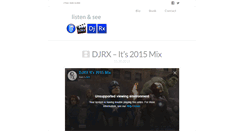 Desktop Screenshot of djrx.com